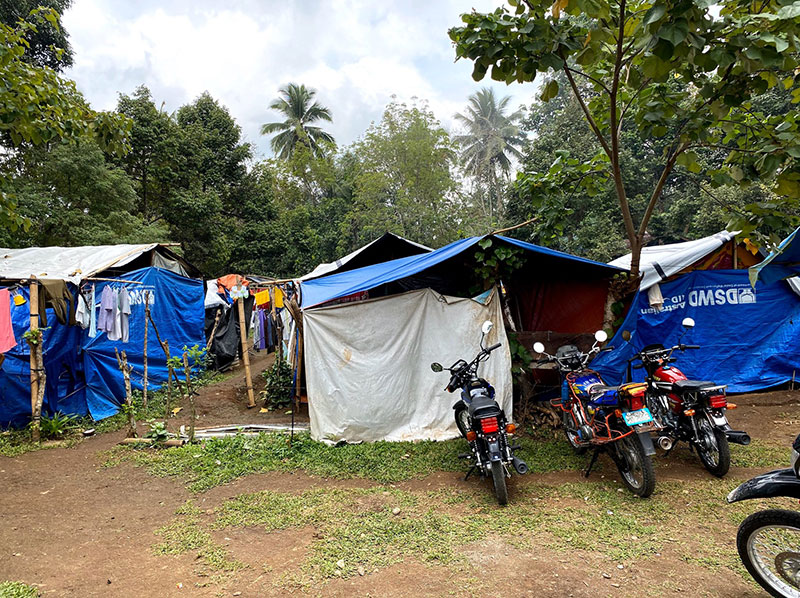 避難キャンプ